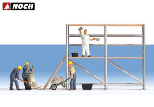 Muratori 4 personaggi con accessori HO NH15054 - noch modellismo
