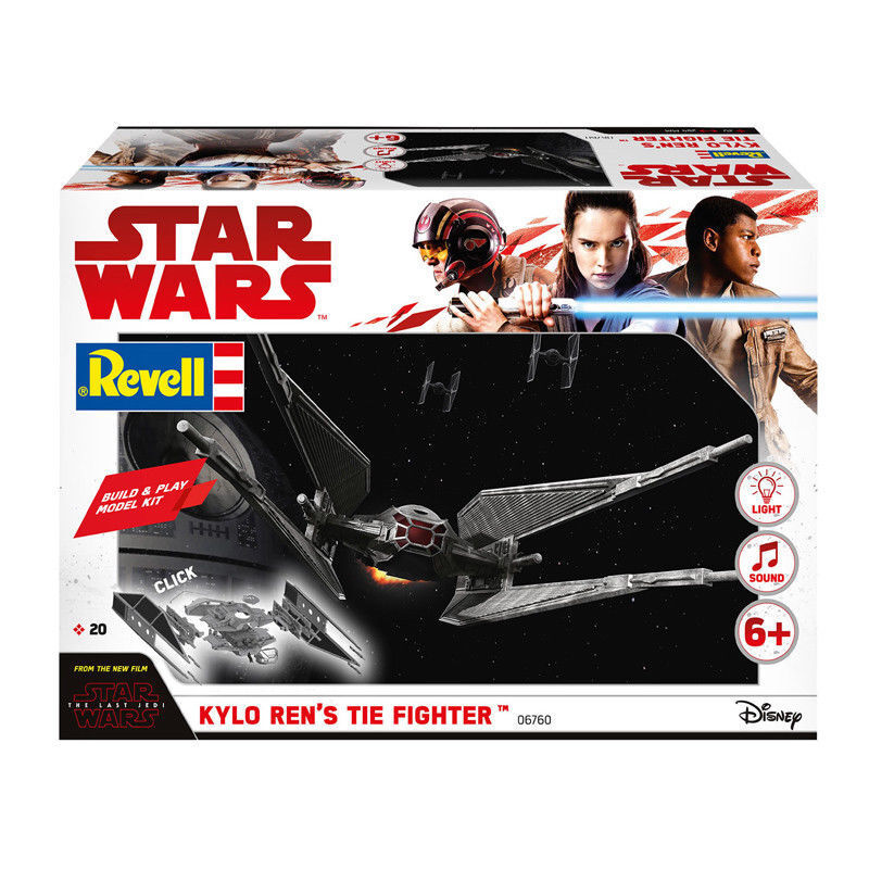 KIT REVELL STAR WARS THE LAST JEDI  KYLO REN'S TIE FIGHTER  ART 06760