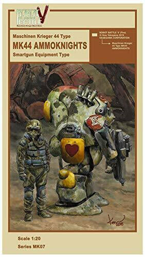 HASEGAWA MA.K.  1:20 KIT MASCHINEN KRIEGER MK44 AMMOKNIGHTS  ART 64007   MK07