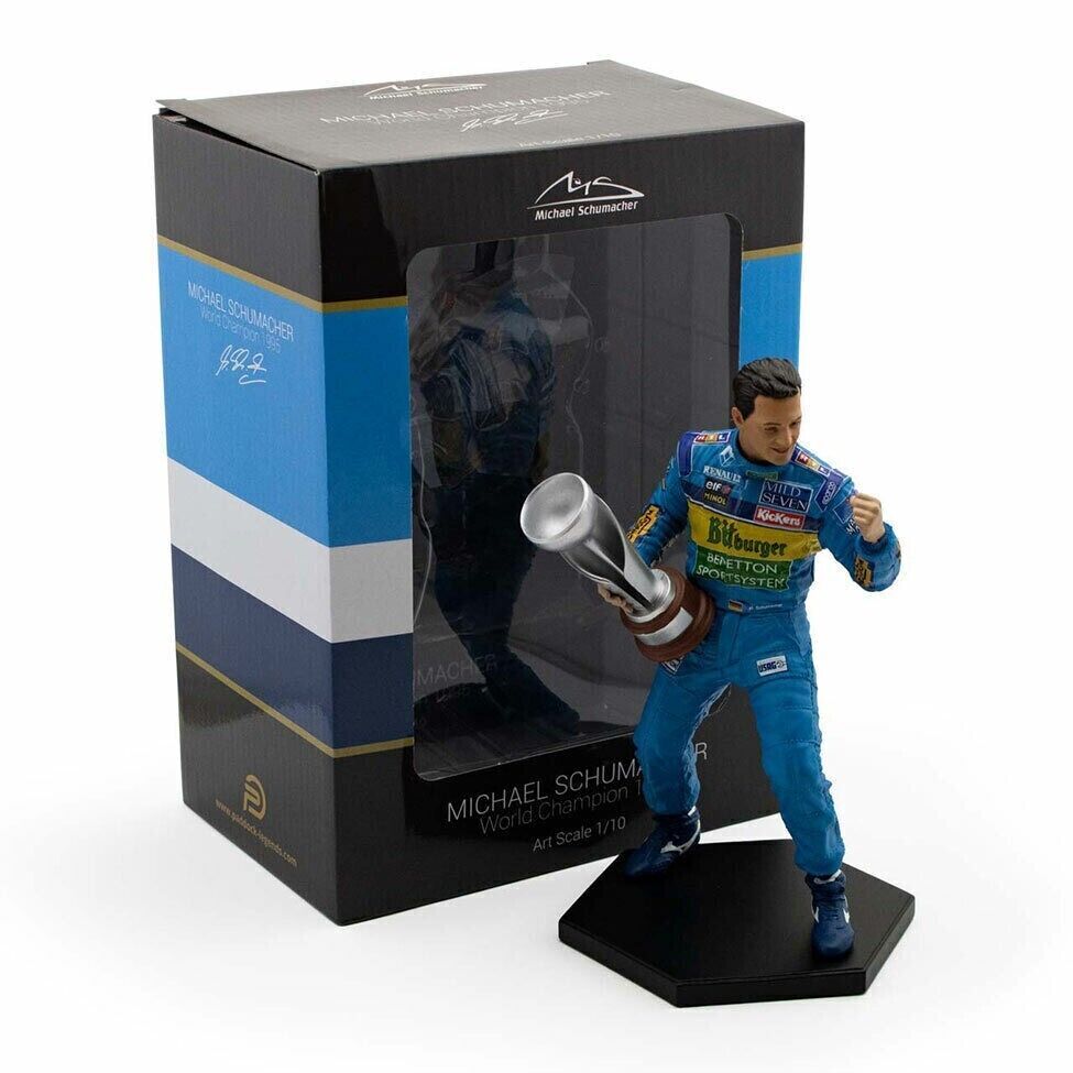 Figura 1/10 Michael Schumacher Benetton Renault 1995 Campione del mondo di...