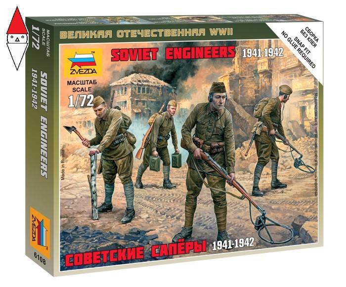 ZVEZDA 1/72 SOVIET ENGINEERS 1941-1942