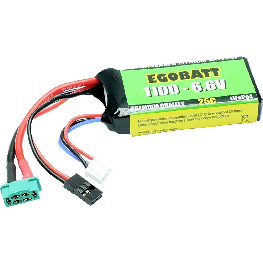 Pichler Batteria ricaricabile LiFe 6.6 V 1100 mAh Numero di celle: 2 25 C