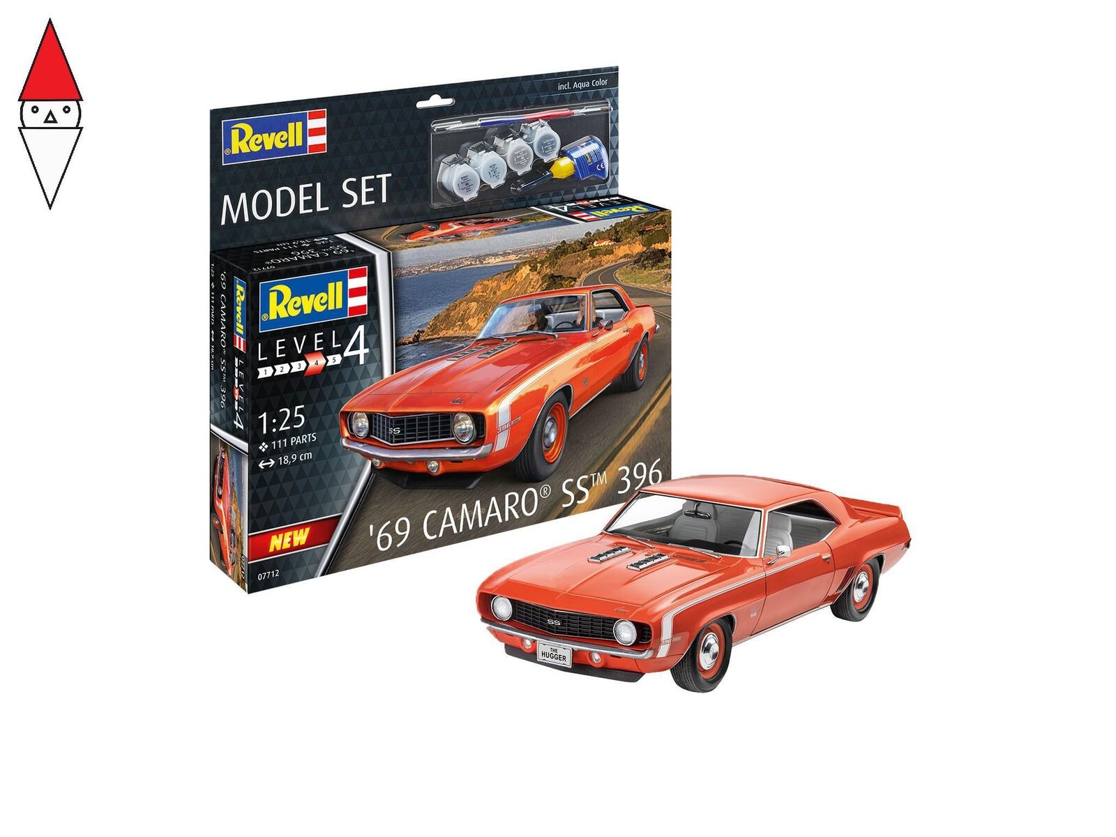REVELL 1/25 MODEL SET 1969 CAMARO SS 396