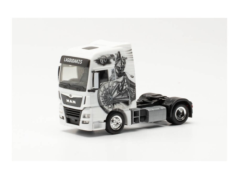 HERPA 1/87 MAN TGX XXL "LAGOUDAKIS 3 / LEONIDAS, KING OF SPARTA"