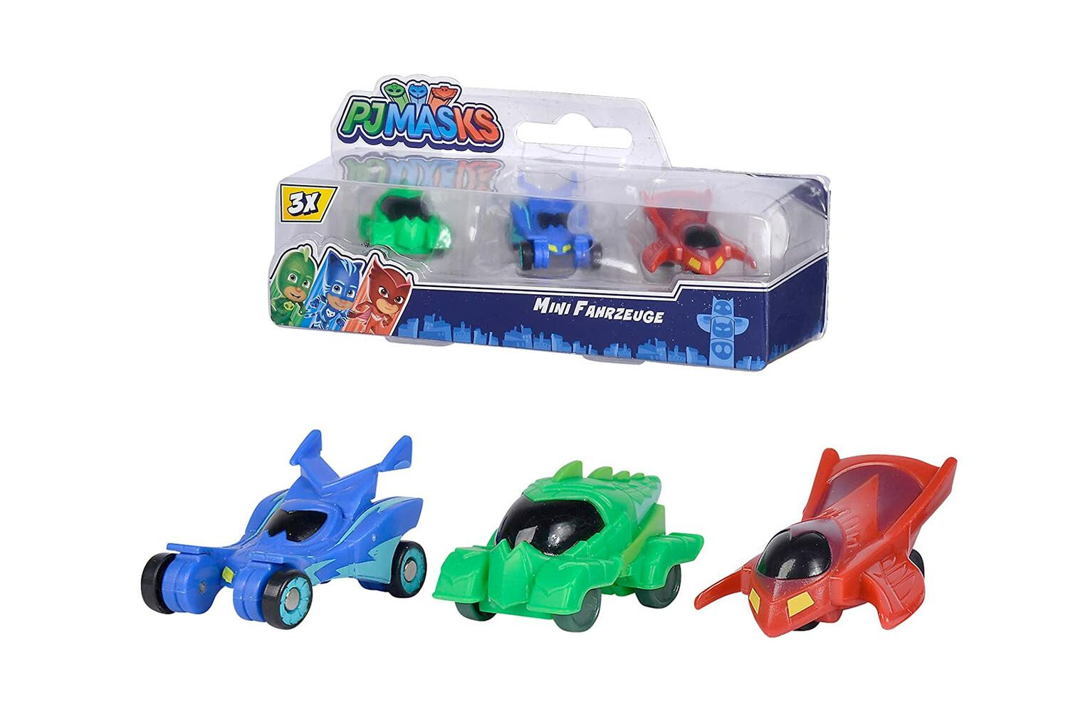 Pj Masks PJ Masks Mini Veicoli Pack 3 Pezzi