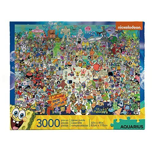 Nickelodeon Spongebob Squarepants 3000 Piece Jigsaw Puzzle (e8l)