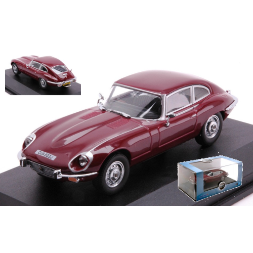 JAGUAR V12 E TYPE COUPE 1971 AMARANT RED 1:43 Oxford Auto Stradali Die Cast