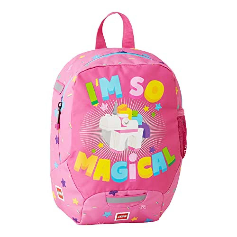 (TG. 10L) LEGO® Unicorno Zaino Scuola Materna 10L - Rosa - NUOVO