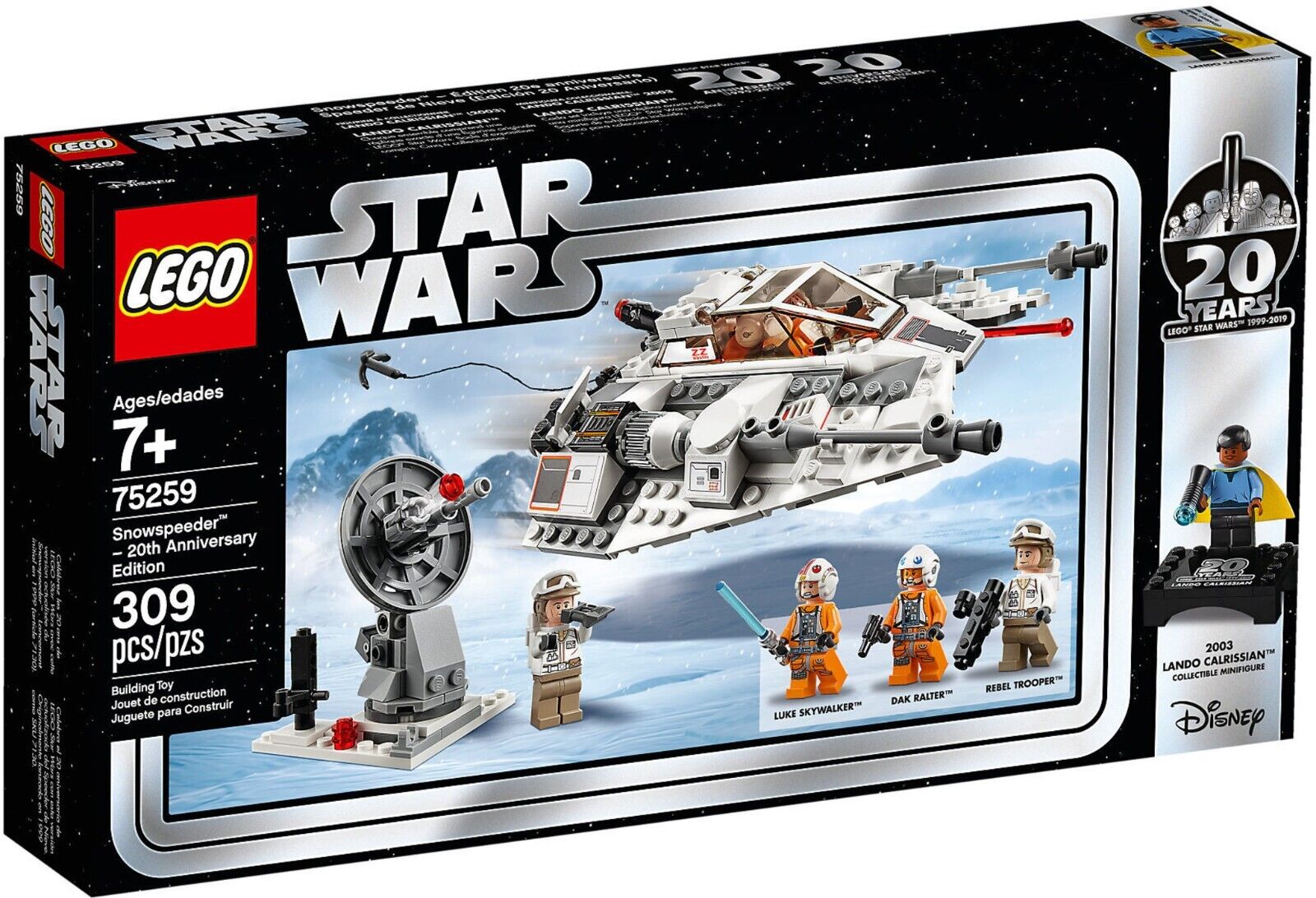 LEGO 75259 STAR WARS SNOWSPEEDER 20TH ANNIVERSARY EDITION
