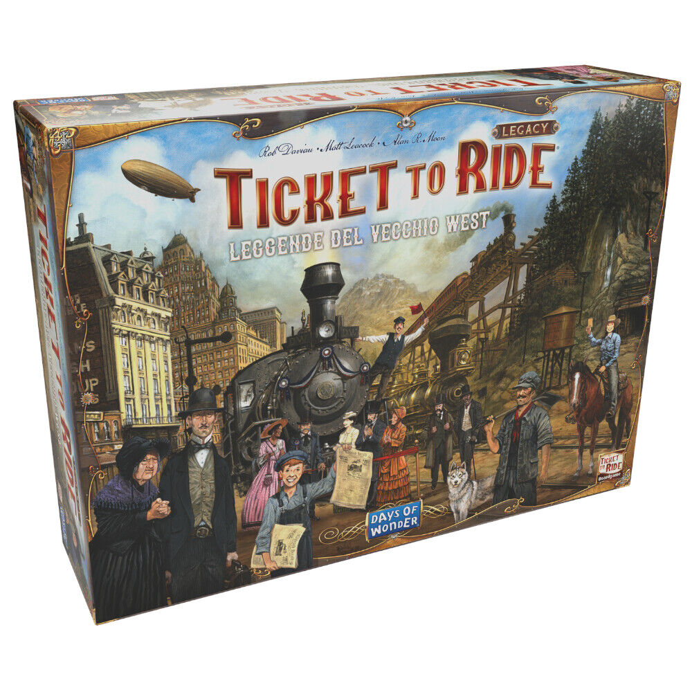 Ticket To Ride Legacy: Leggende del Vecchio West Gioco da Tavolo in Italiano