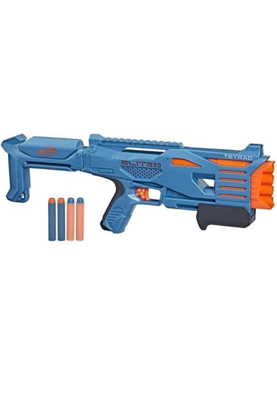 Hasbro NERF Elite Tetrad 2.0 Qs Arme 4 Darts Blaster Set