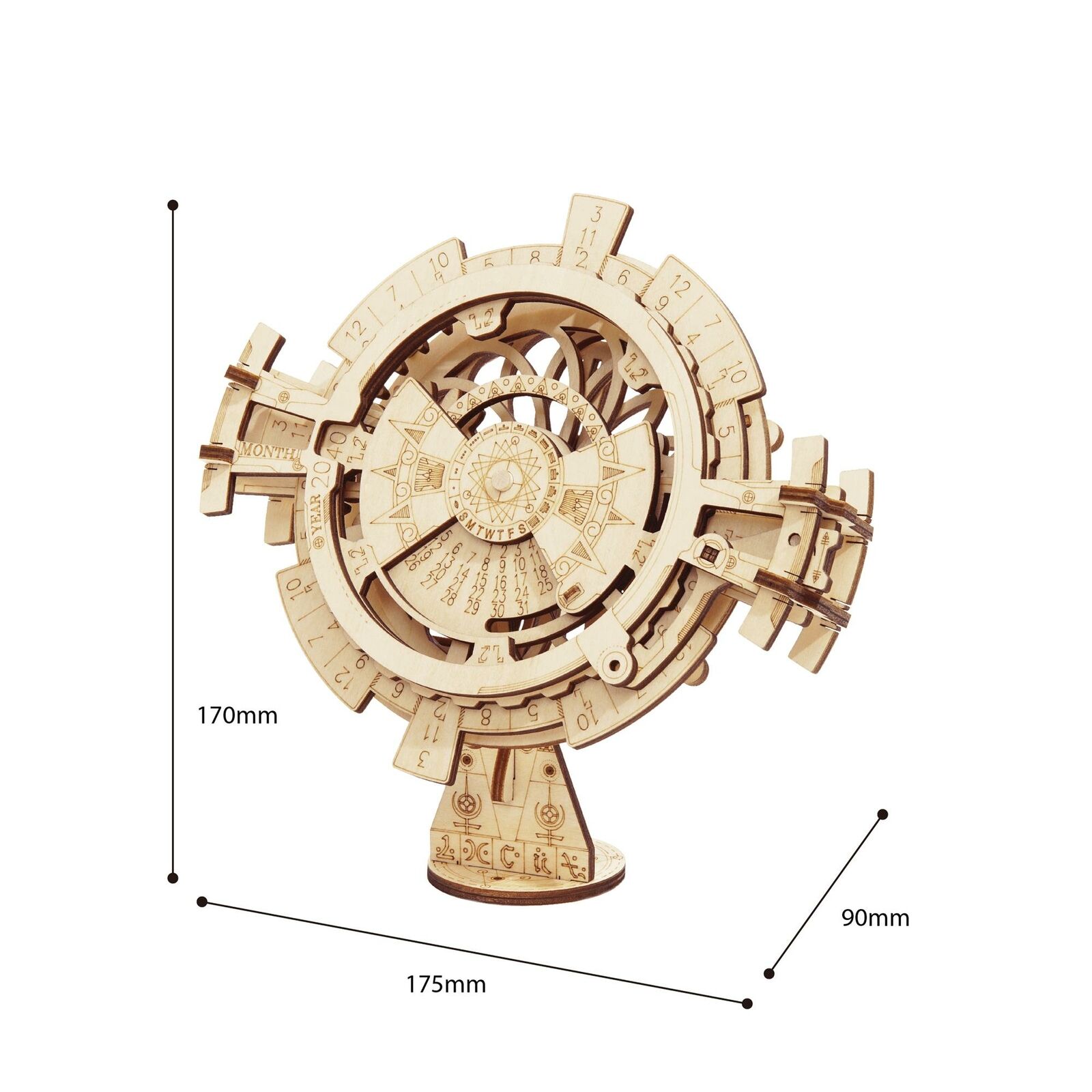 Rokr Meccanico Marce Perpetuo Calendario Kit Modello