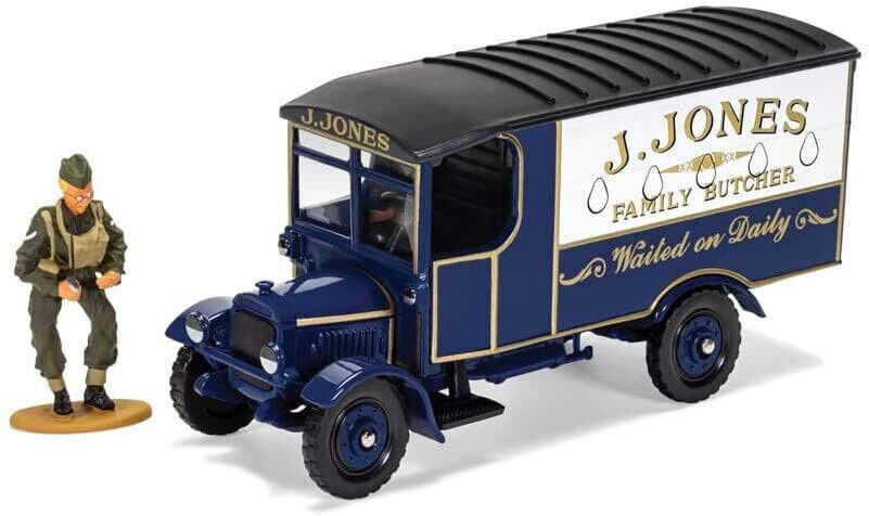 DADS ARMY J JONES THORNYCRAFT VAN AND MR.JONES FIGURE 1:50 CC09003 CORGI