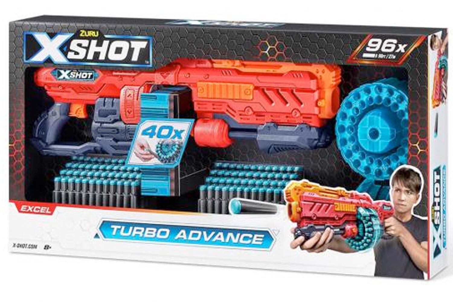 X-Shot X-Shot Excel Turbo Advance 96 dardi Grandi Giochi