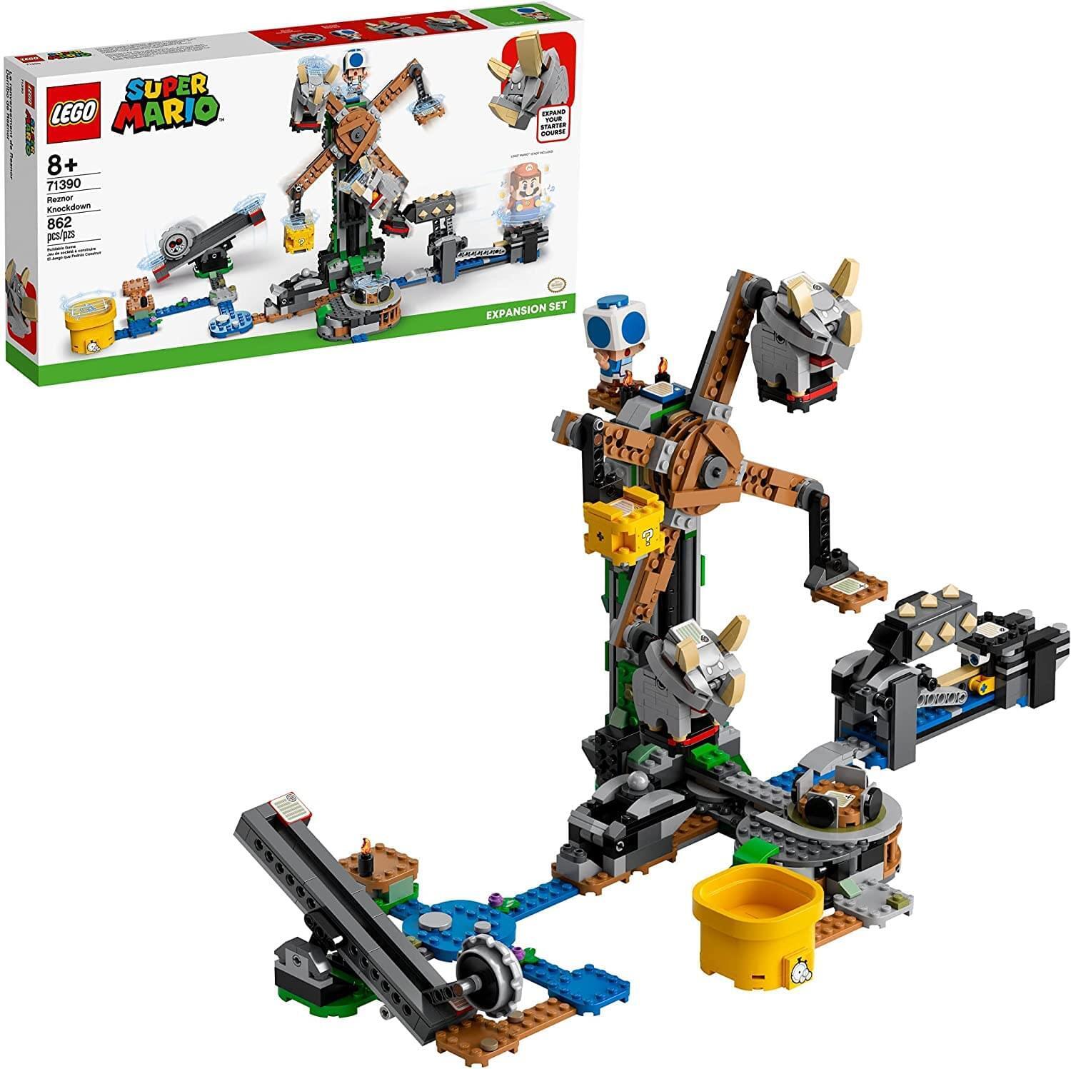 LEGO Super Mario 71390 Reznor Atterramento 862 Pezzi Espansione Set