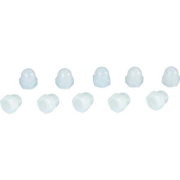 Toolcraft m3 d1587 poly 194790 dado esagonale cieco plastica 10 pz