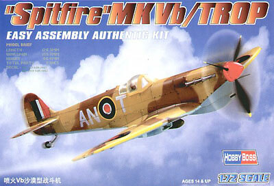 Hobby Boss 80213 Spitfire Vb Trop Aircraft Scale 1/72 Hobby Plastic NEW
