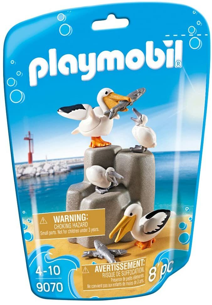 Playmobil City Life / 9070 Famiglia Di Pellicani - New And Sealed