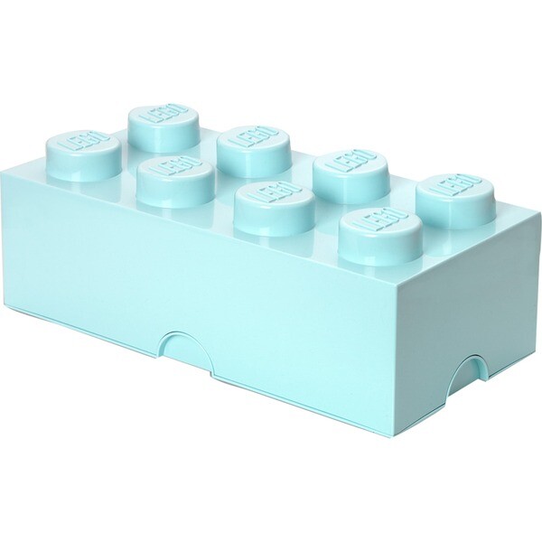 Room Copenhagen LEGO Storage Brick 8 acqua, scatola portaoggetti