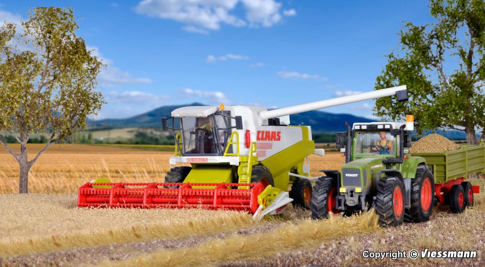 Kibri Kit 12263 Ho Claas Lexion Corto Harvester Con Mais Attacco