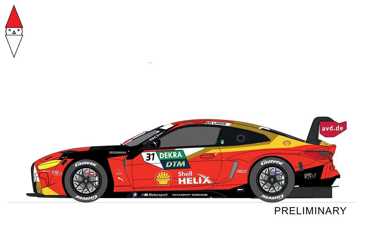 CARRERA BMW M4 GT3 SCHUBERT MOTORSPORT NO.31 DTM 2022