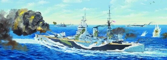 HMS Rodney Battleship 1:200 Plastic Model Kit TRUMPETER