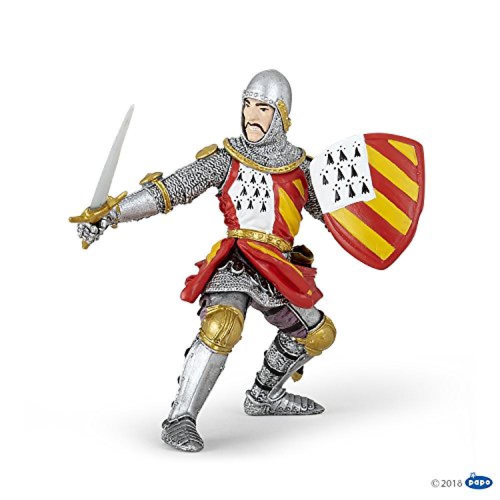 Papo- Knight in Tournament Statuetta, Multicolore, 39800 - NUOVO