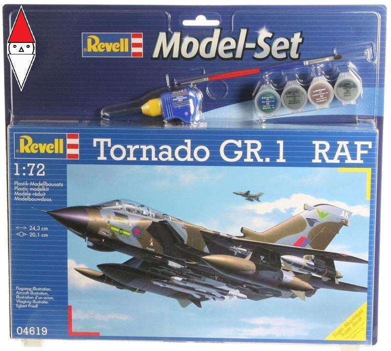 REVELL 1/72 MODEL SET TORNADO GR.1 RAF