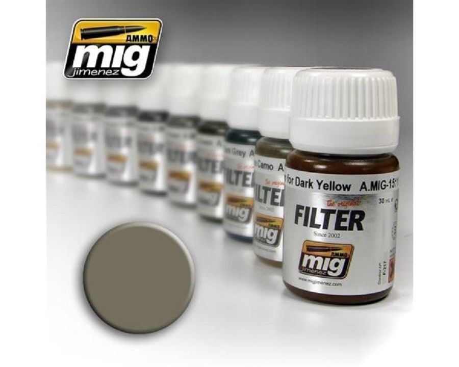 AMMO OF MIG FILTER GREY FOR YELLOW SAND COD.AMIG1505
