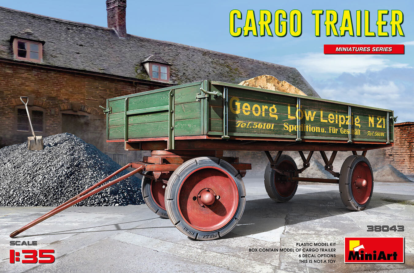 Cargo Trailer 1:35 Plastic Model Kit MINIART