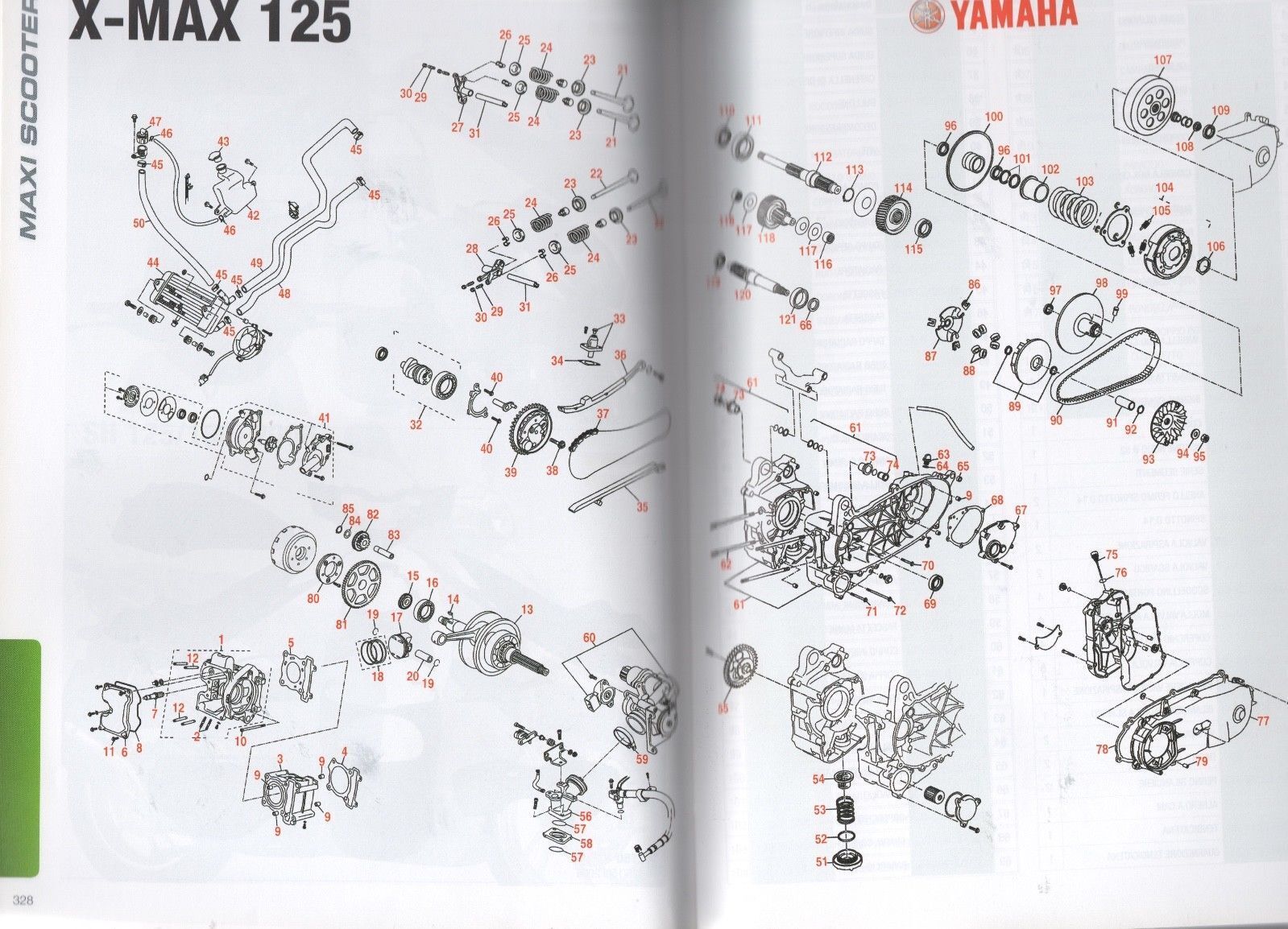 95027-06010 Vite Yamaha X-Max 125 12/13