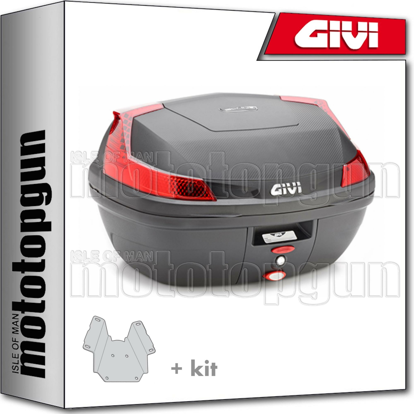 GIVI BAULETTO BLADE B47NML + ATTACCO PIAGGIO BEVERLY 125 IE 2010 10 2011 11