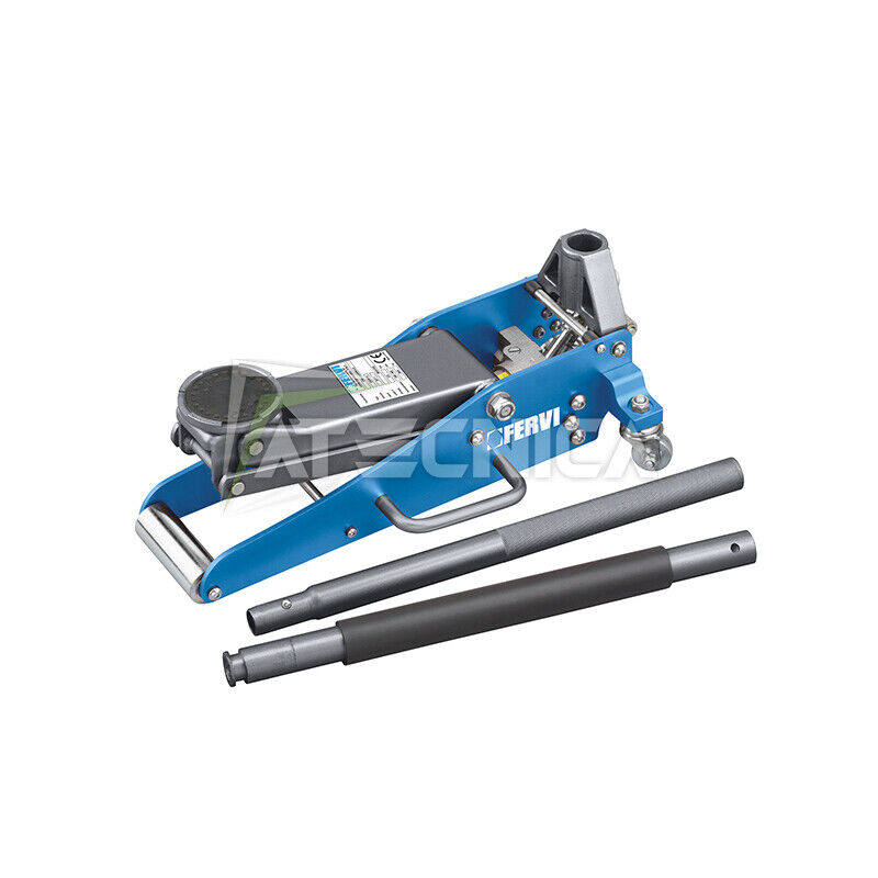 Cric a doppio pompante Fervi C039/15 sollevatore portatile dimensioni ridotte