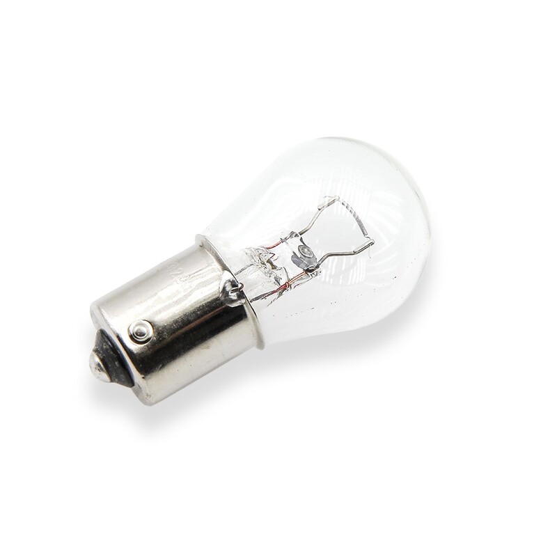 Confezione Da 10 Lampade s25 ba15s 12v21w Bianco per Moto Ricambi Ciclomotore