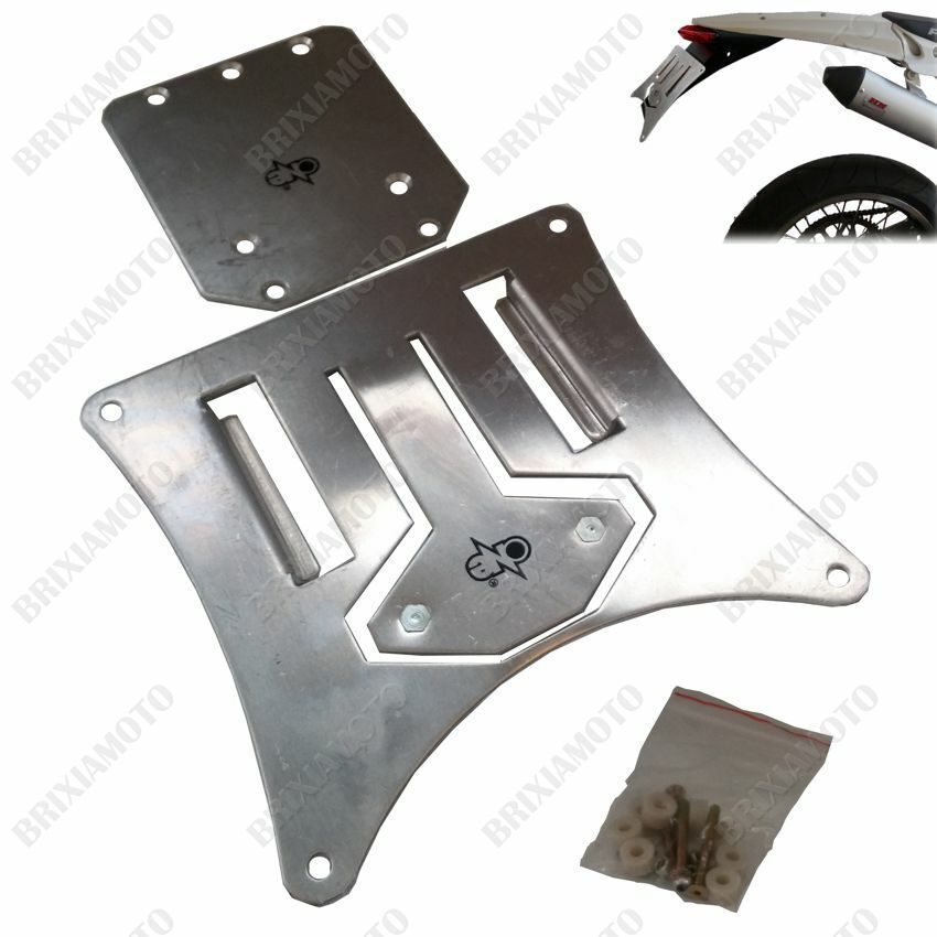 CAVALLETTO ALZA MOTO + PORTA TARGA ESTRAIBILE cod. 77541310
