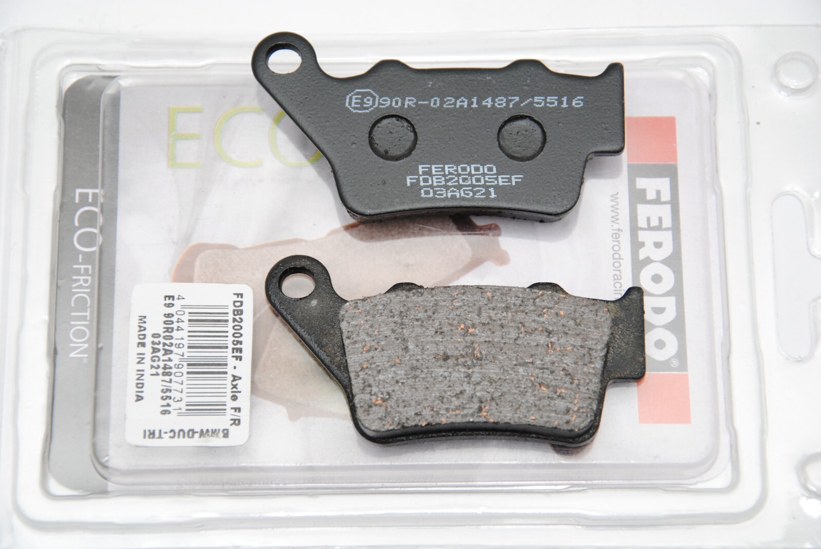 Pastiglie Freno Posteriori ALFER VR 250 SUPERMOTARD dal 1999 FERODO FDB2005EF