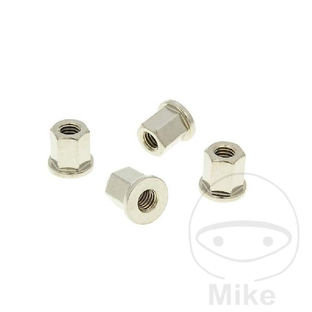 SET 4 DADI PRIGIONIERI CILINDRO M6X1MM PEUGEOT 50 Speedfight 2R AC 2004-2007