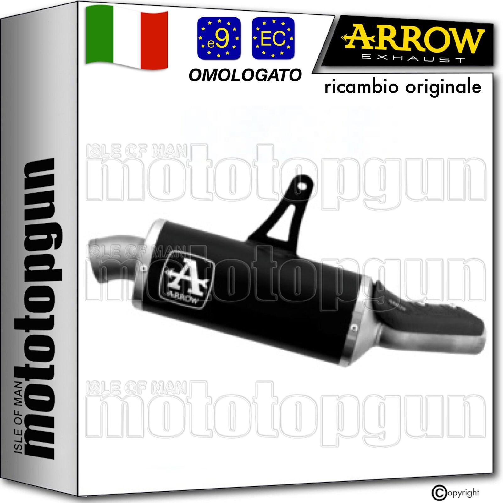 ARROW SCARICO OMOLOGATO INDY-RACE ALLUMINIO NERO HONDA XL 750 TRANSALP 2023 23