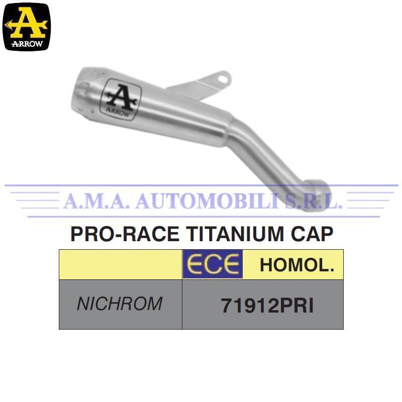 Terminale Pro-Race nichrom Kawasaki Z 900 Anni 2020 2021 2022 2023