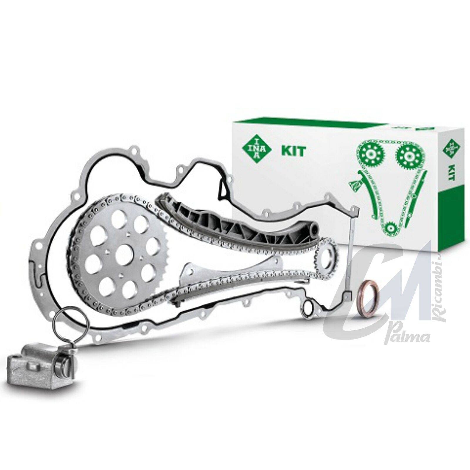 KIT CATENA DISTRIBUZIONE FIAT 1.3 MULTIJET PUNTO PANDA 500 DOBLO OE 6606024