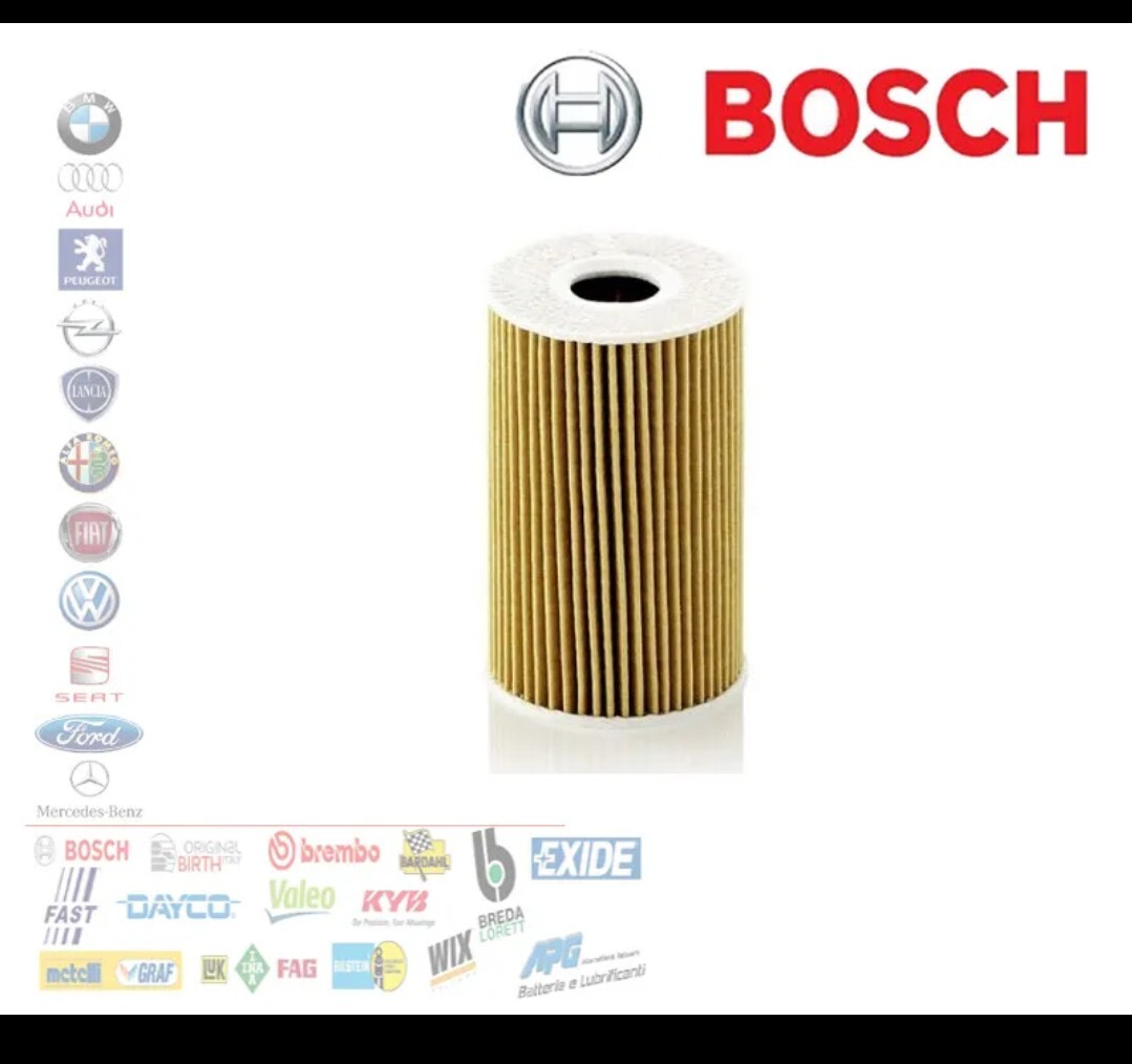 FILTRO OLIO AUDI A1 A3 A4 A5 A6 Q3 Q5 TT SEAT ALTEA XL 1.6 2.0 BOSCH F026407023