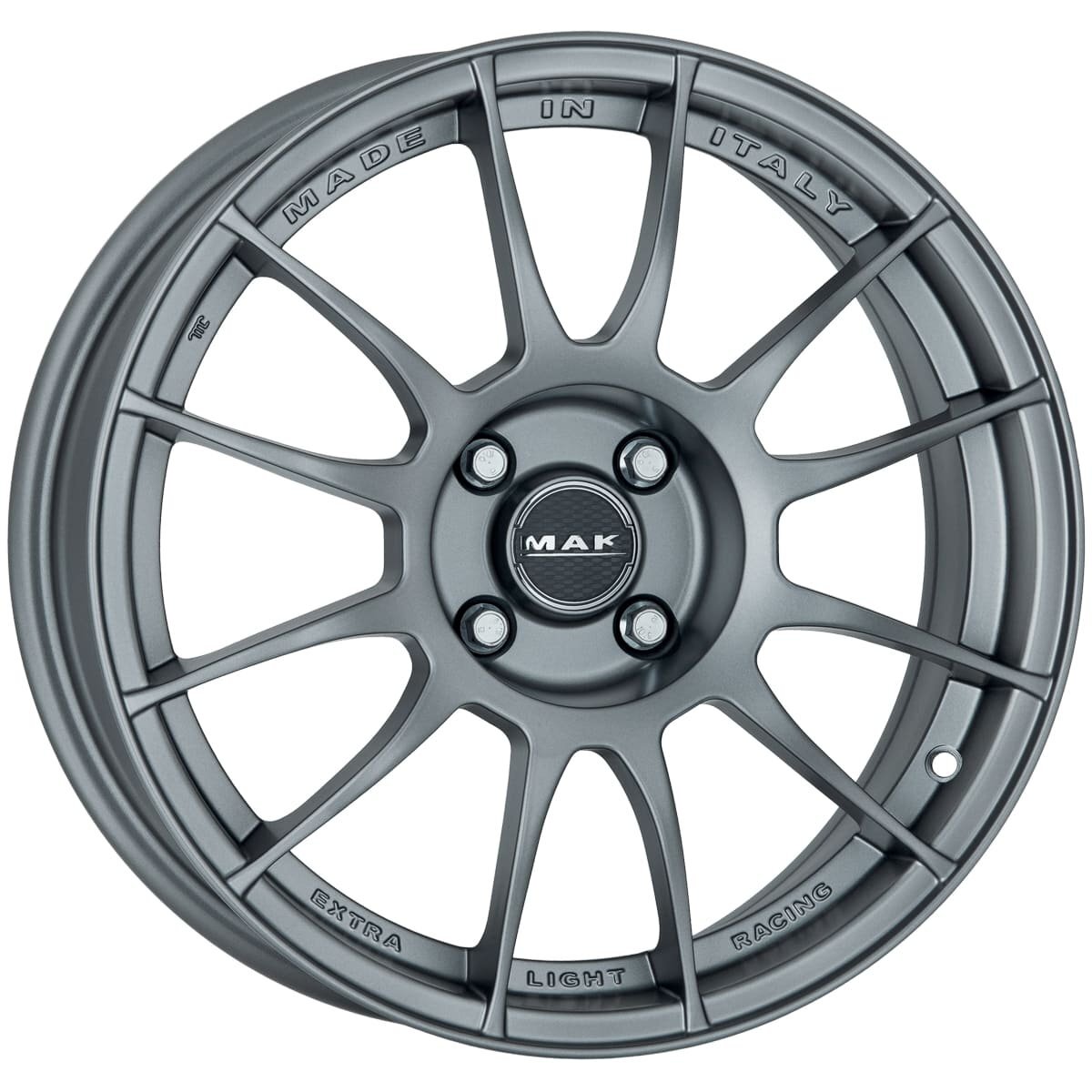 Cerchio in Lega MAK XLR 17x7 ET25 4x108 Matt Graphite