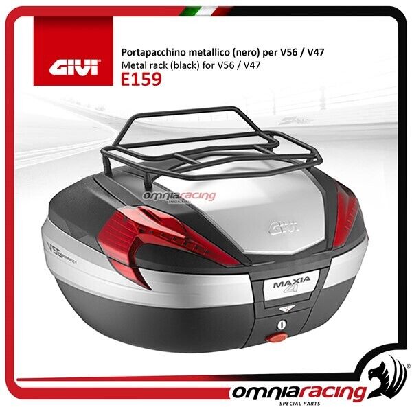 Givi Black metallic luggage rack for top box series Monokey V56