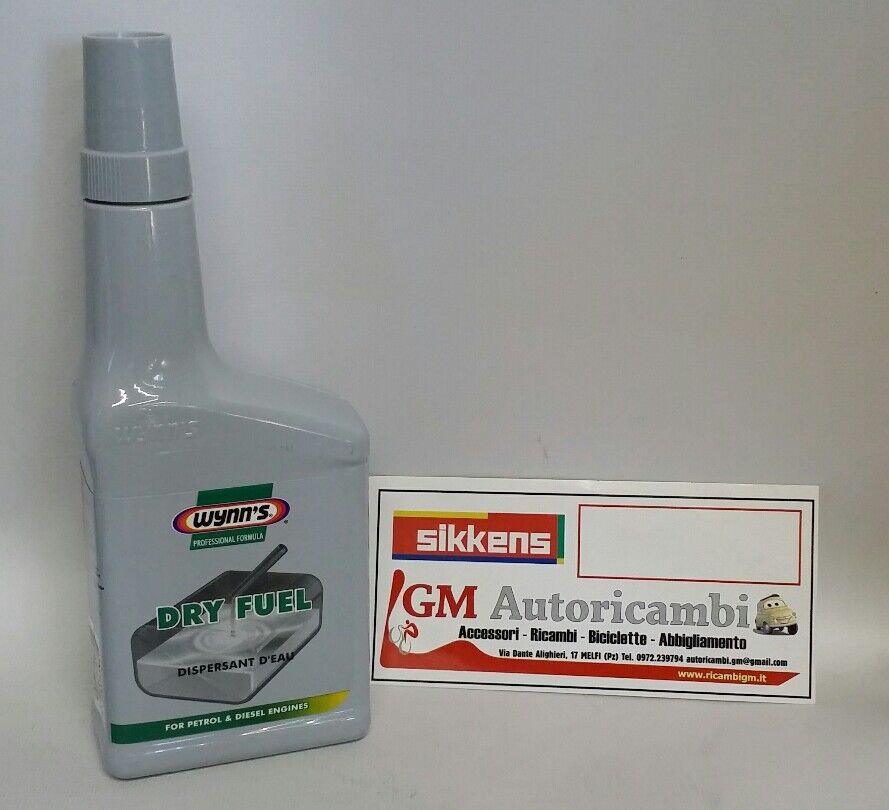 Wynn's Dry Fuel Benzina/Diesel Elimina Acqua Sistemi Alimentazione  325ml