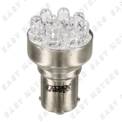 12V Lampada Multi-Led 11 Led (P21W) BA15s 1 pz D Blister Rosso