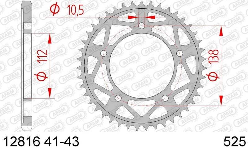 801 - compatibile con YAMAHA YZF-R1 (RN32) 1000 2015-2016 Corona standard in acc