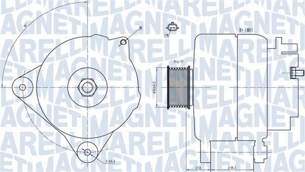 MAGNETI MARELLI ALTERNATORE RENAULT