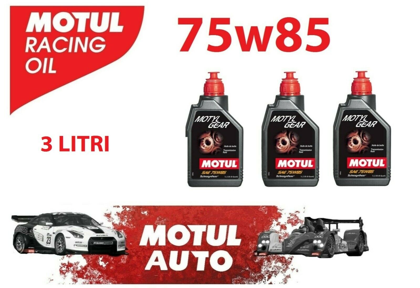 Motul Motyl Gear 3 Litri 75W85 motylgear olio cambio tutela black friday