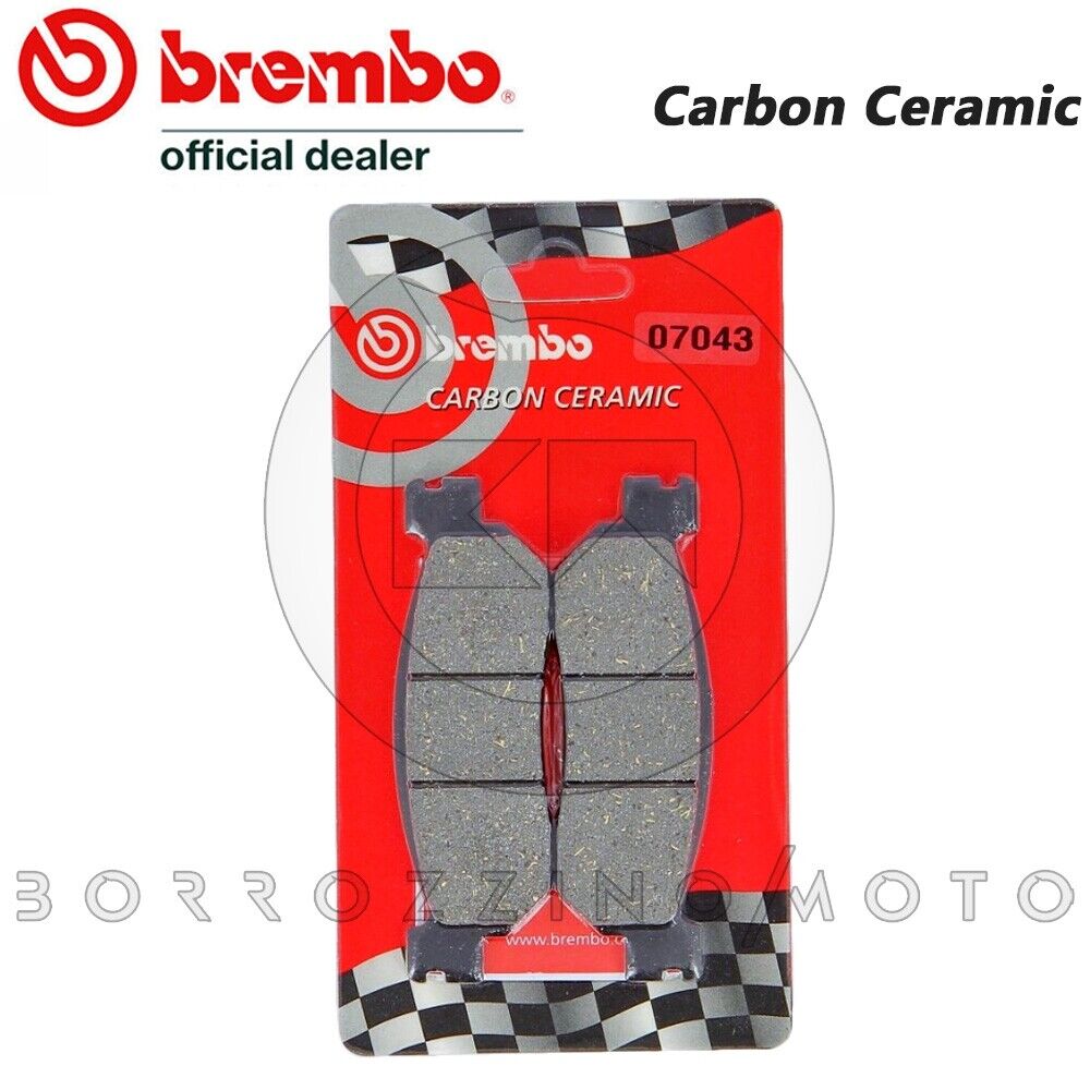 PASTIGLIE FRENO POSTERIORI CARBON CERAMIC 07043 YAMAHA YP R X-MAX ABS 250 2015