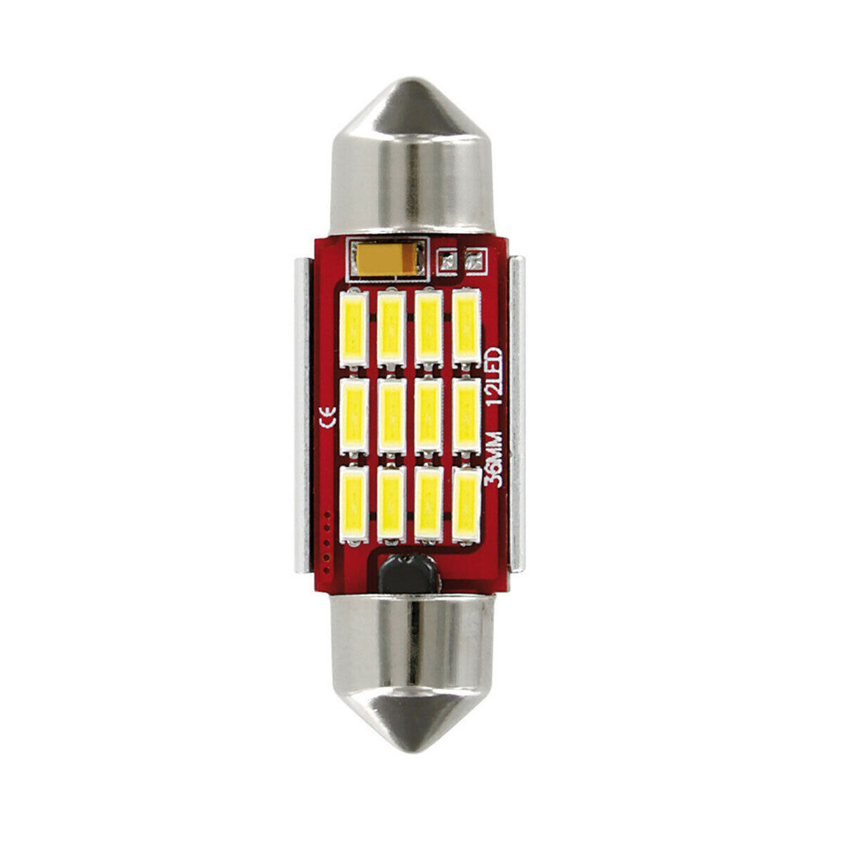 Lampada Pilot Led Series 10/3V 12 SMD C5W 12x36 mm SV8,5-8 Bianco